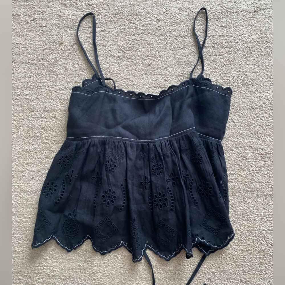 Zara Tie Back Crop Top